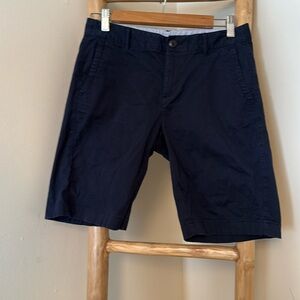 LLBean Chino Shorts Bermuda Length Navy